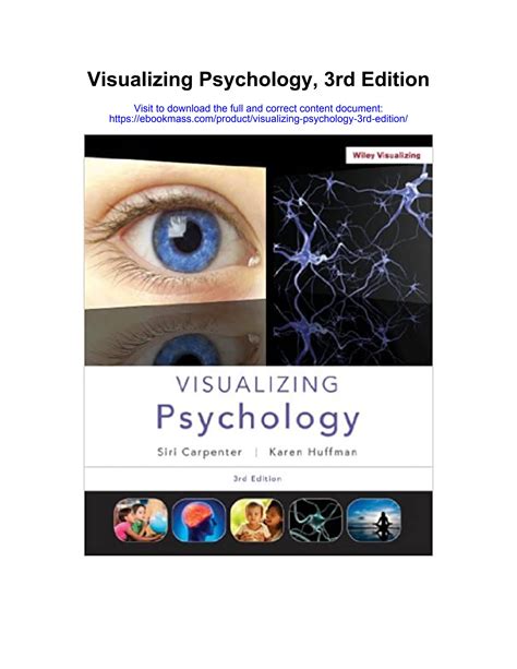 VISUALIZING PSYCHOLOGY 3RD EDITION PDF Ebook Doc